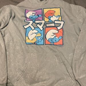 Graphic Hoodie with Cartoon Characters